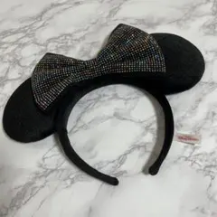 ミッキーマウス耳カチューシャ ビジュー付き