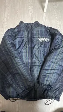 YOUNGER SONG チェック柄ダウンジャケット