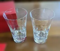 Baccarat クリスタルロックグラス 2個セット③