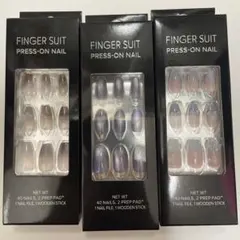 FINGER SUIT プレスオンネイル 40本セット