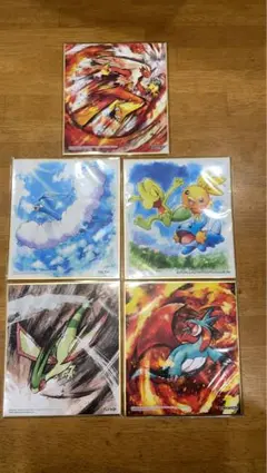 ポケモン 色紙ART4 No.13 リザードン 金箔押し コレクション キラ
