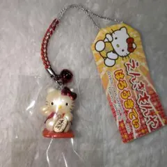 ご当地キティ 福岡限定 あまおう いちご ハローキティ 根付 ストラップ