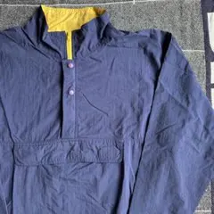 90s old gap pullover nylon jacket snap