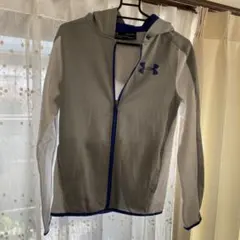Under Armour フード付きジャケット グレー/ホワイト/ブルー