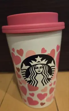 Starbucks タンブラー ハート柄 ピンク2021年バレンタイン
