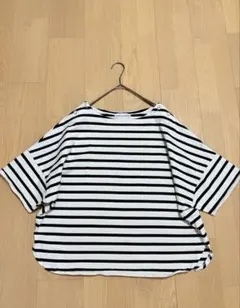 BEARDSLEY ビアズリー ボーダー　半袖　ボタンのサムネイル