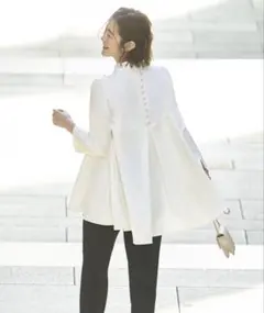 美品 24AW ルイルエブティック セットアップ L パール付 セレモニー