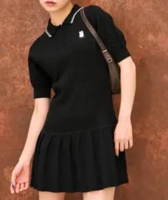 OLIVE des OLIVE 半袖ニットワンピース