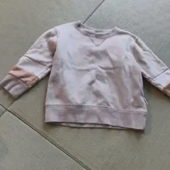 110サイズ ベージュ 長袖トレーナー