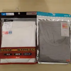 ヒートテック半袖（ユニクロ）ファイバーヒート（しまむら）Mサイズ　期間限定値下げ