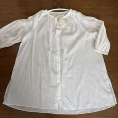 未使用品☆グローバルワークス☆エアリーボイルブラウス