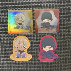 名探偵コナン ちぢませ隊 ステッカーコレクション2 安室透、赤井秀一