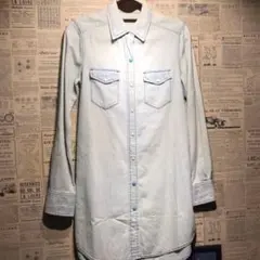 AZUL by moussy アズールバイマウジー デニムシャツ size S