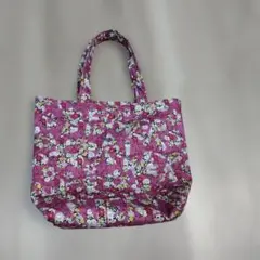 リバティハンドメイド トートバッグ ピンク 小花柄