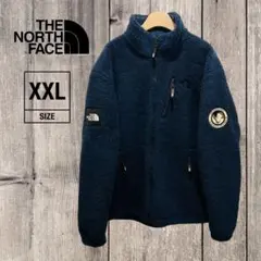 ノースフェイス　ボアフリース　紺　ネイビー　メンズ　2XL XXL