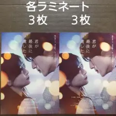 映画　君が最後に遺した歌　ラミネートセット　チラシ　フライヤー
