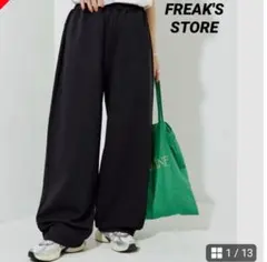 【お値下げ】フリークスストア　クールタッチ ポンチパンツ ブラック　М