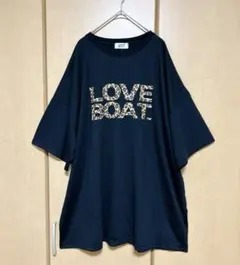 132 LOVEBOAT レオパードロゴ Tシャツ 大きいサイズ4Lのサムネイル