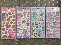 【国内正規品】平成はっぴーふぉん　4枚セット　シール　サンリオ