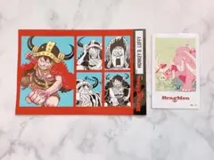 ワンピース BragMen ルフィ ロー チェキ風カード オリジナルステッカー