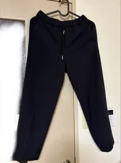 YONFA パンツ テーパードスラックス　ネイビー サイズXS