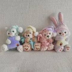 ディズニー ダッフィー＆フレンズ オータムスリープオーバー ぬいぐるみストラップ