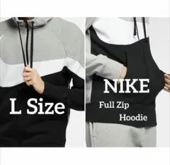 残少 L ナイキ ビッグスウッシュ フリース フルジップ フーディ パーカー