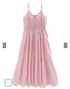 フリージア バックリボンティアードキャミワンピース［tu 1267］