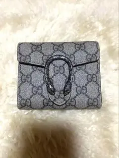 グッチ GUCCI ディオニュソス シルバー 三つ折り財布 627073 - メルカリ