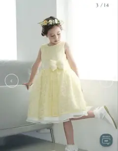 DRESCCO ミント×チャコールグレーフラワーコサージュドレス 135cm9号 子供ドレス|子供ドレスならミント×チャコールグレーフラワー