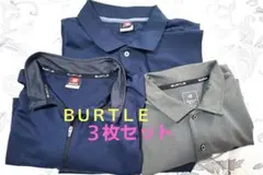 BURTLE ポロシャツ ３枚セット ネイビー グレーのサムネイル