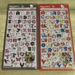 【正規品】ボンボンドロップシール サンリオ もじ ハローキティ 2種セット