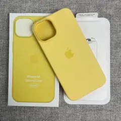 「新品未使用」iPhone 14 シリコンケース イエロー MagSafe