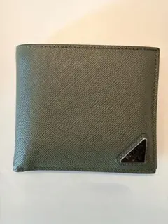 美品【PRADA】二つ折り財布/ローデングリーンのサムネイル