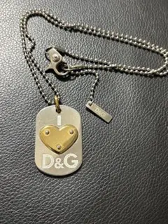 D&G I ❤️ D&G ネックレス ドッグタグ