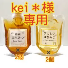 国産〈信州産〉天然はちみつ　新蜜【秋百花】2【アカシア】2セット　各300g