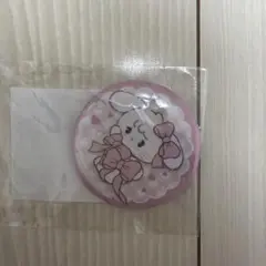 mikko illustrations 缶バッジ 缶バッチ キャミー リボン
