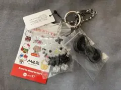 ハローキティ ビーズキーホルダー
