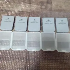 SONY　メモリーカード　プレステ　PlayStaion　5枚セット　ケース付き