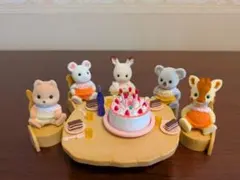 【シルバニアファミリー】赤ちゃん広場のパーティーセット