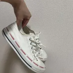 コンバース　オールスター　ロゴフォクシングOX ホワイト　ローカット