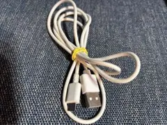 USB Type-Ｂ充電ケーブル ホワイト