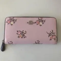 コーチ F31164 花柄 長財布 レーザーカット ネイビー - メルカリ