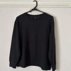りんご様専用⭐︎UNIQLO ソフトニットフリースクルーネックT 長袖Mブラック
