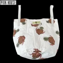 【PINK HOUSE】バケツ型トートバッグ/総柄★ピンクハウス