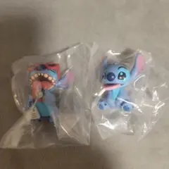 スティッチ もぐもぐFig. ガチャガチャ 2個セット