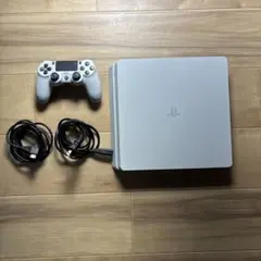 動作確認済　ホワイト プレイステーション4 本体 コントローラー付き