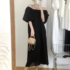 by muni:r◆バンディングパフオフショルダーワンピース 2WAYのサムネイル