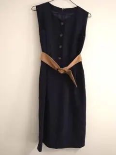 【新品タグ付】デビュードフィオレ ワンピース ネイビー