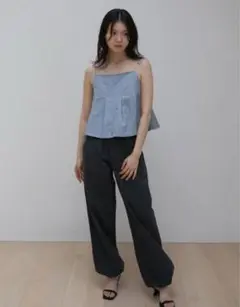 OHOTORO プリーツ　ビスチェ